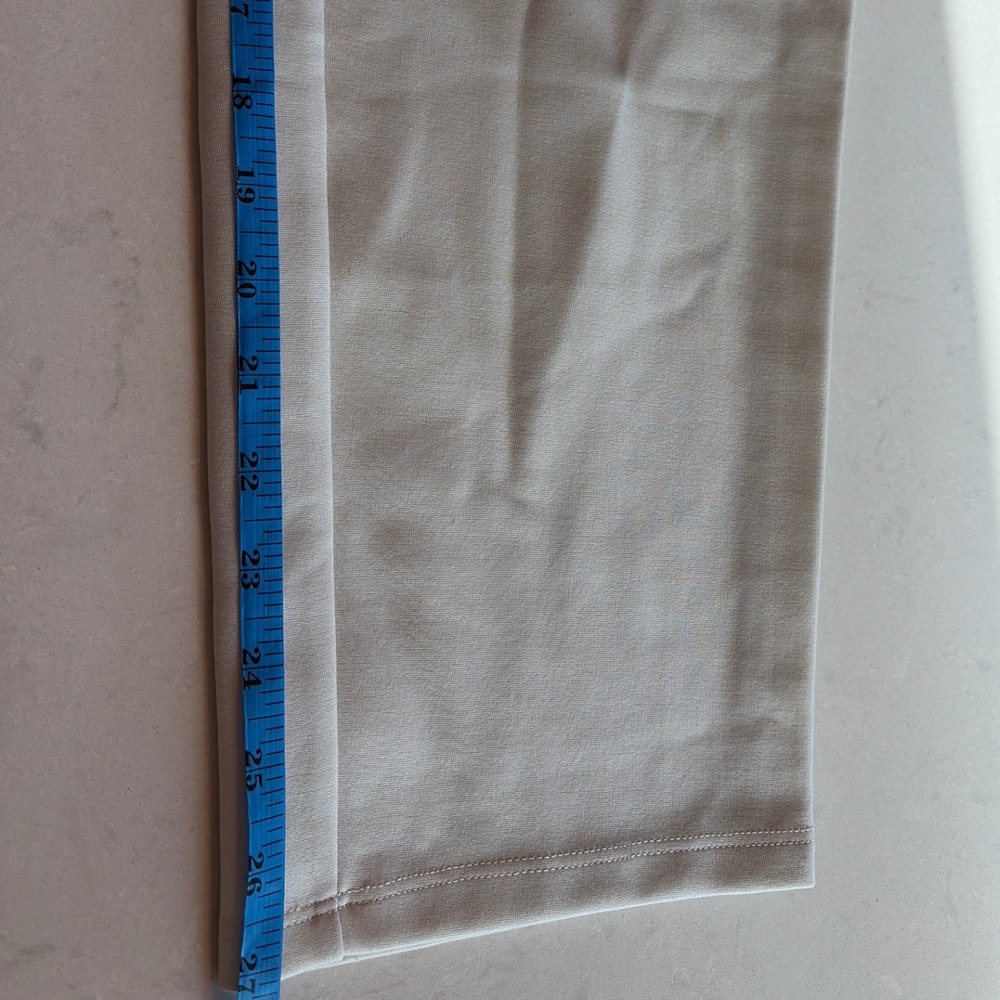 Eileen Fisher Trousers Womens Medium Cream Straight Leg Tencel Blend Minimalist - Picture 7 of 7